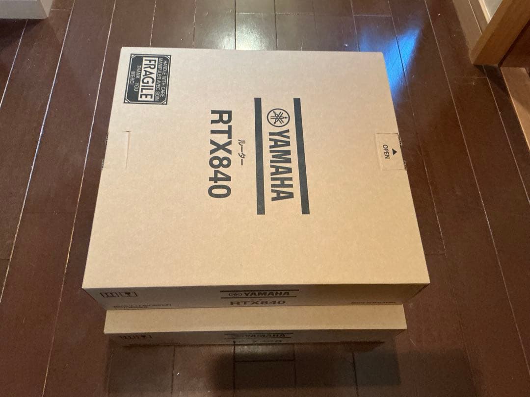 YAMAHA RTX840 有線LANルーター２台