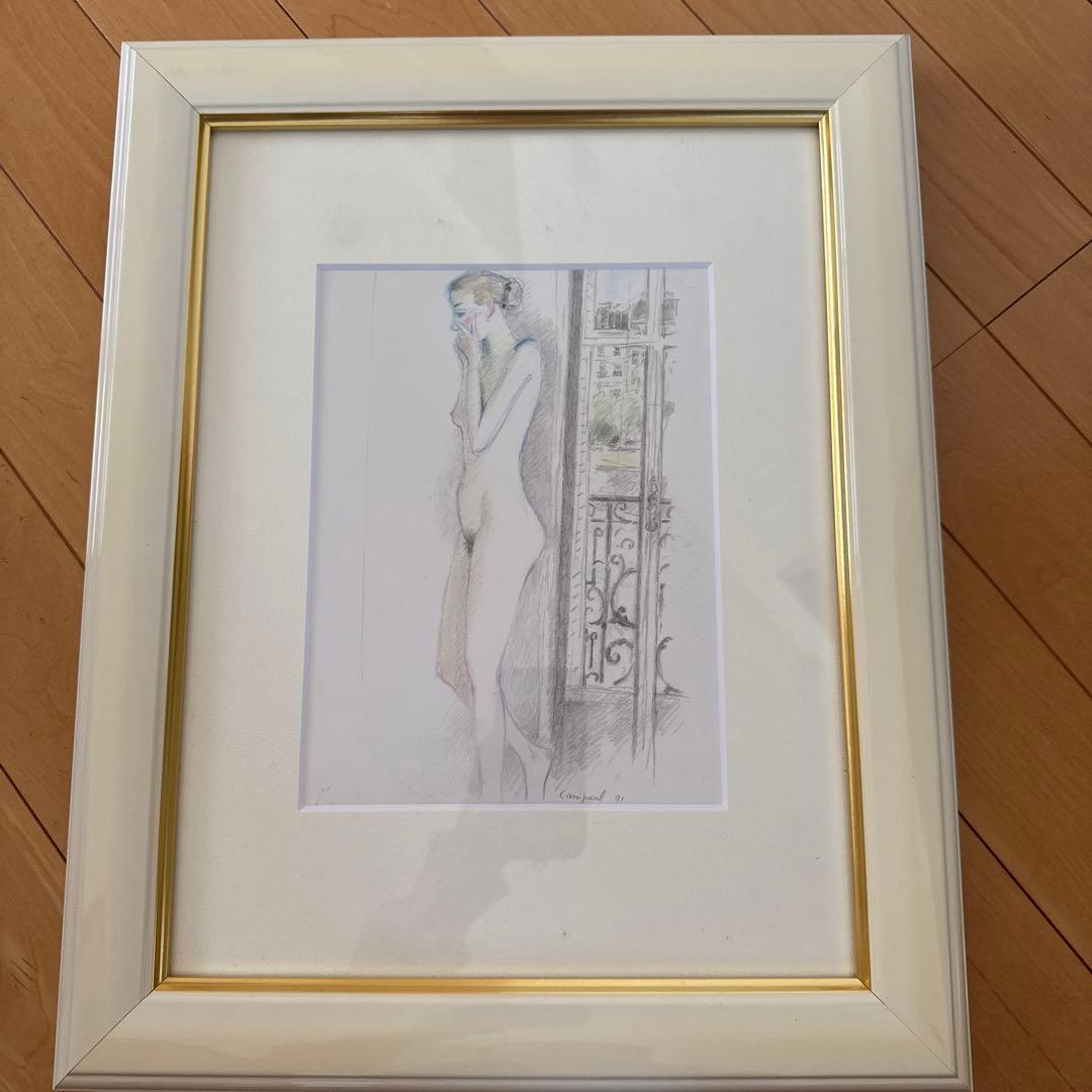 値下げ　カシニョール ヌード　Cassigneul 絵画　裸婦