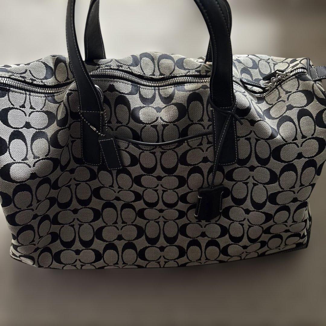 s*y様 コーチ　ボストンバック　ネイビー