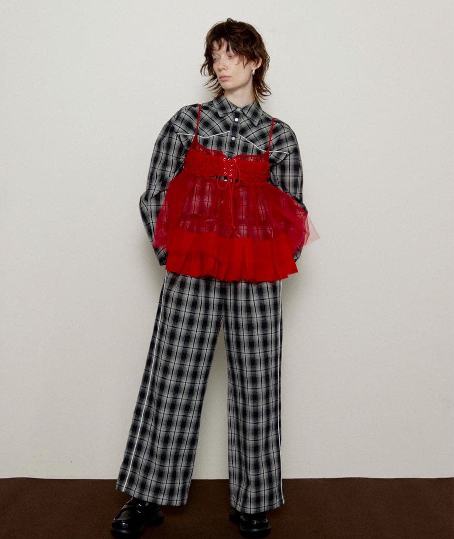 シースルーチュールチュニック【MAISON SPECIAL/メゾンスペシャル】