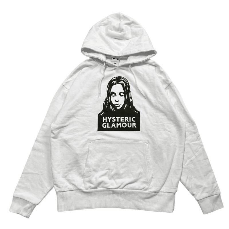 1586 ヒステリックグラマー エックスガール コラボ パーカー グラフィック
