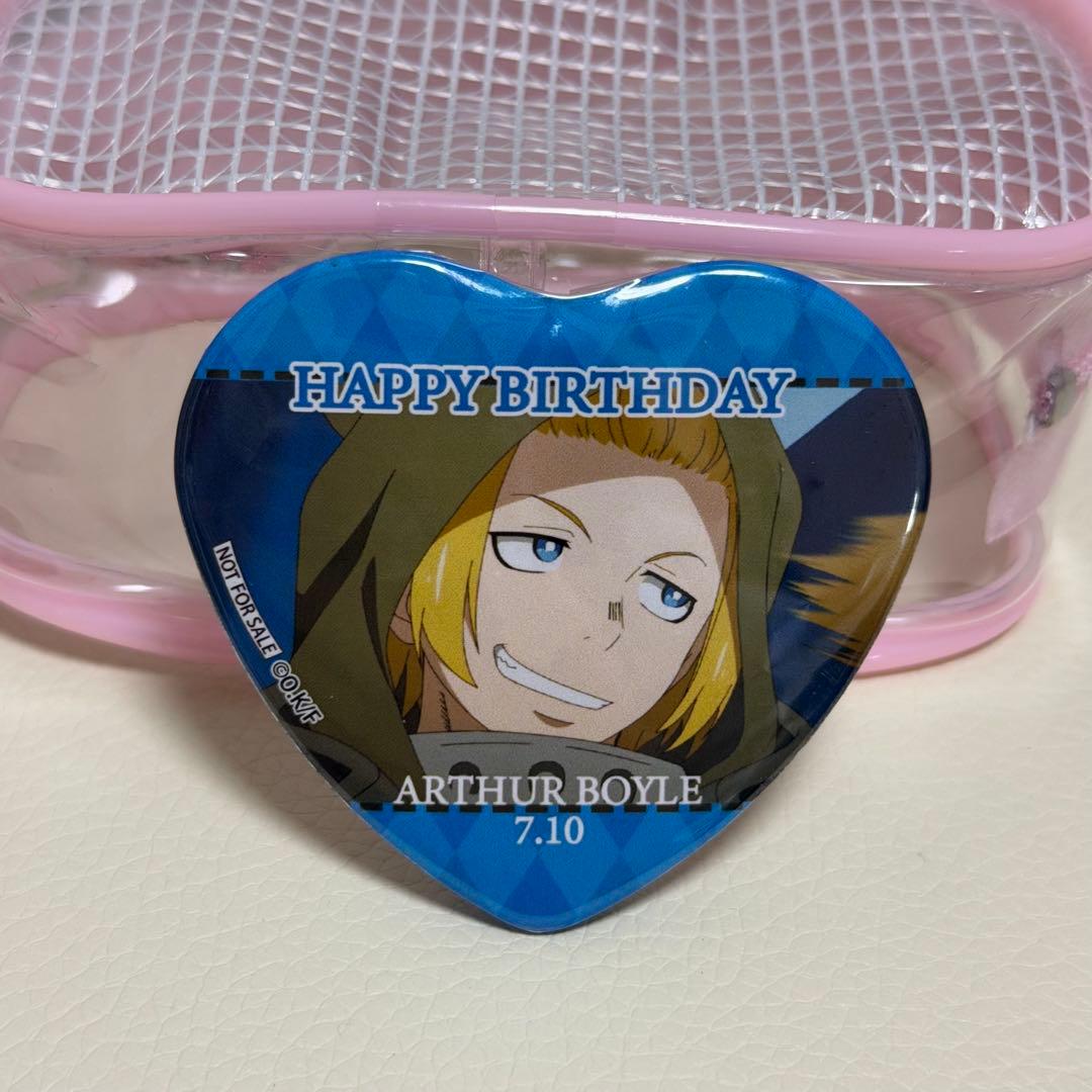 アーサー 炎炎ノ消防隊 プリロール ハート缶バッジ 缶バッジ アーサーボイル 炎炎ノ消防隊 アーサー・ボイル 缶バッジ | K-BOOKS 池袋 2次元グッズ通販