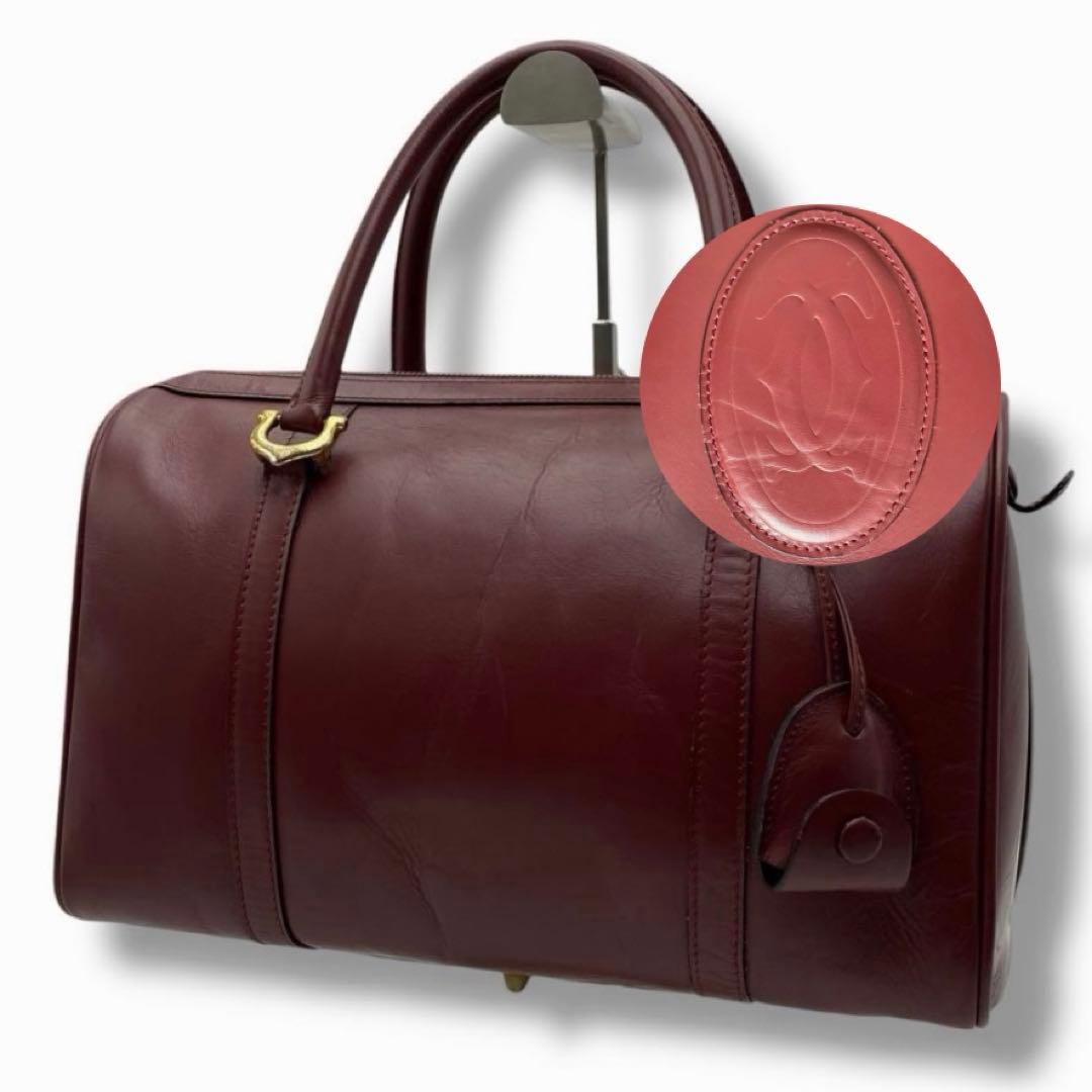 希少 Cartier レザー ハンドバッグ ボストンバッグ Vintage 本革 Cartierのフリマアイテム一覧