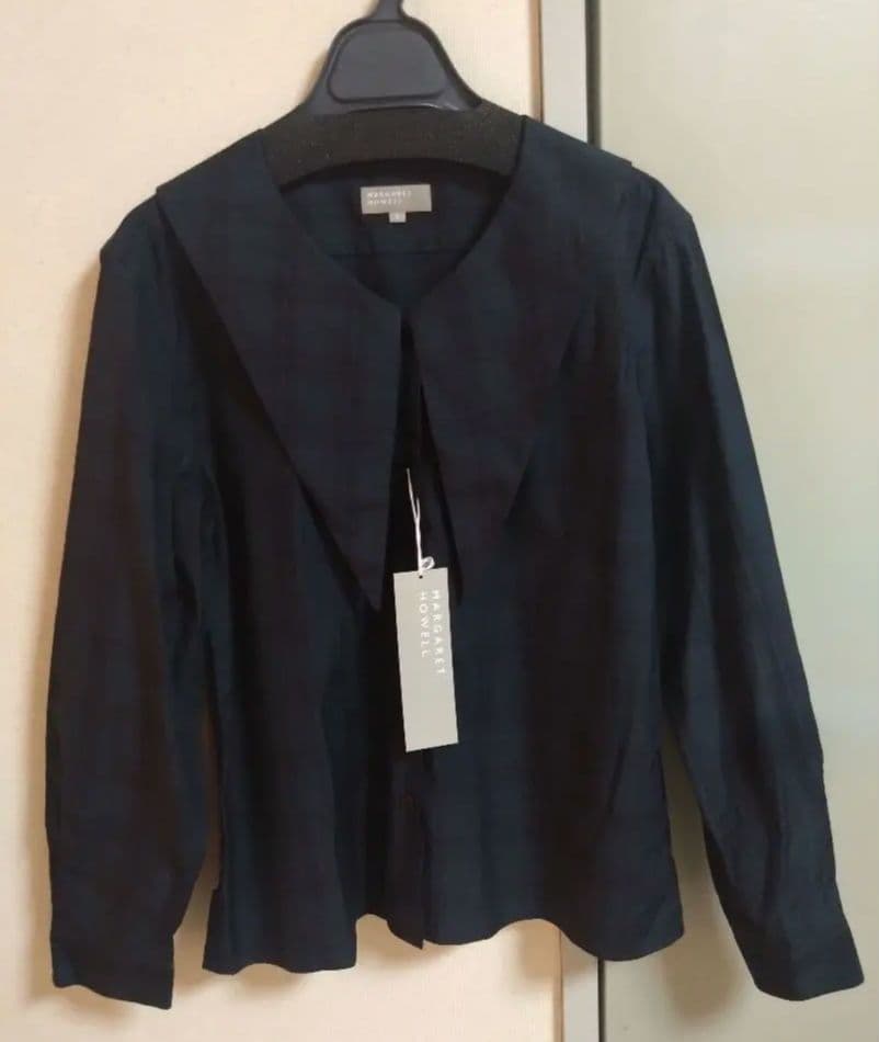 新品未使用 MARGARET HOWELL マーガレットハウエルチェックブラウス