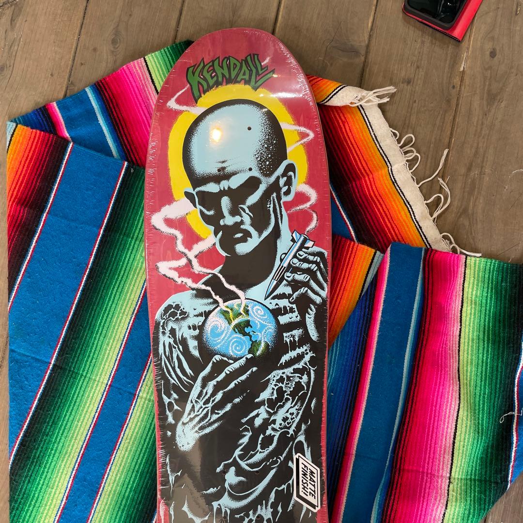 Santa Cruz Jeff Kendall アトミックマン スケボーデッキ - メルカリ