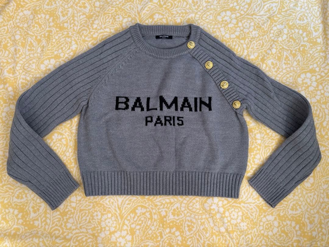 専用週末断捨離BALMAIN ニット38ショート丈