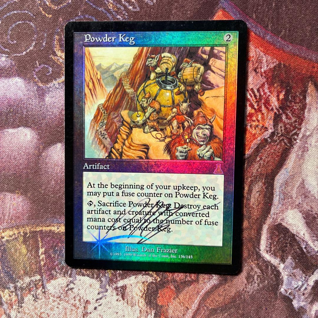 MTG 火薬樽　foil サインド