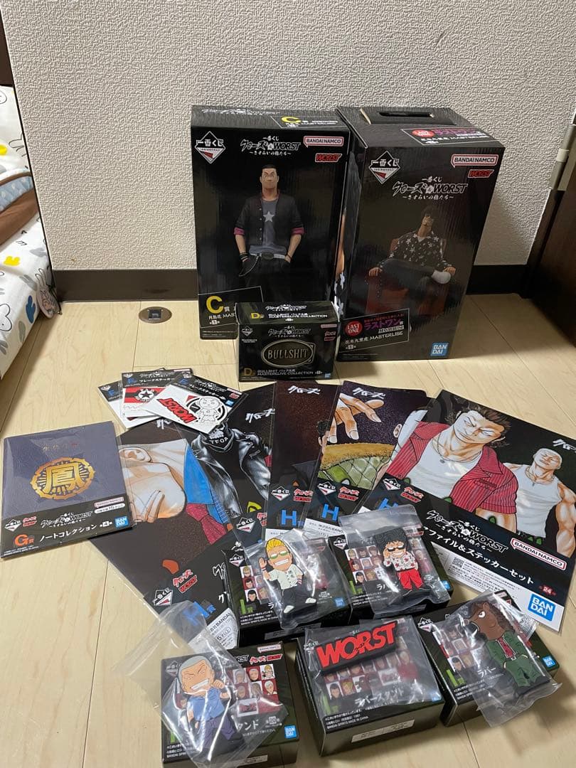 一番くじ クローズ＆WORST ～さすらいの鴉たち～　C賞　D賞　ラストワン賞