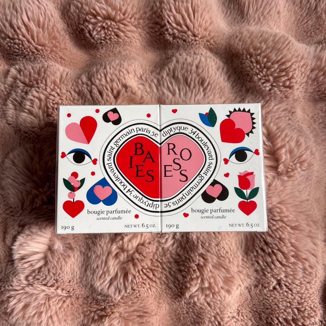 Diptyque キャンドルセットDUO BAIES & ROSES