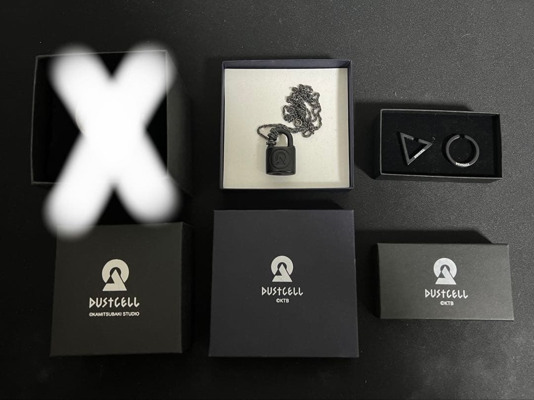 DUSTCELL ネックレス イヤーカフ ライブ限定グッズ DUSTCELL】ロゴモチーフイヤーカフ 2個セット／Blu-ray「ROUND TRIP