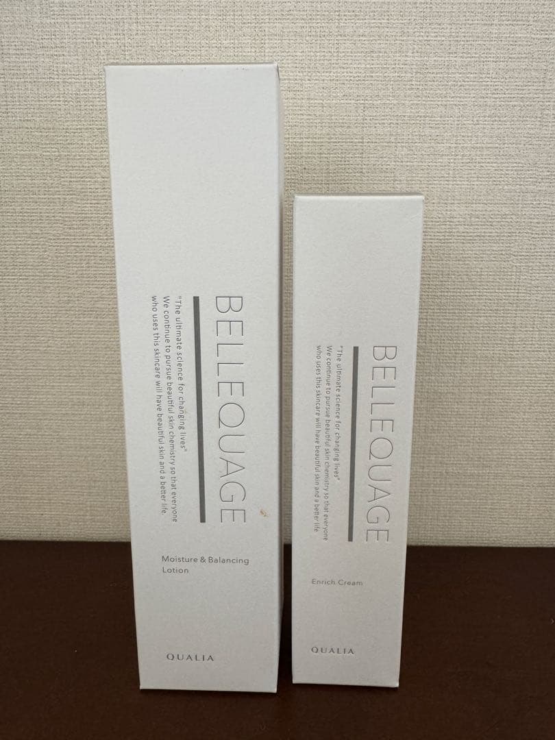 【新品未使用】BELLEQUAGE(ベルクアージュ）　化粧水・クリームセット