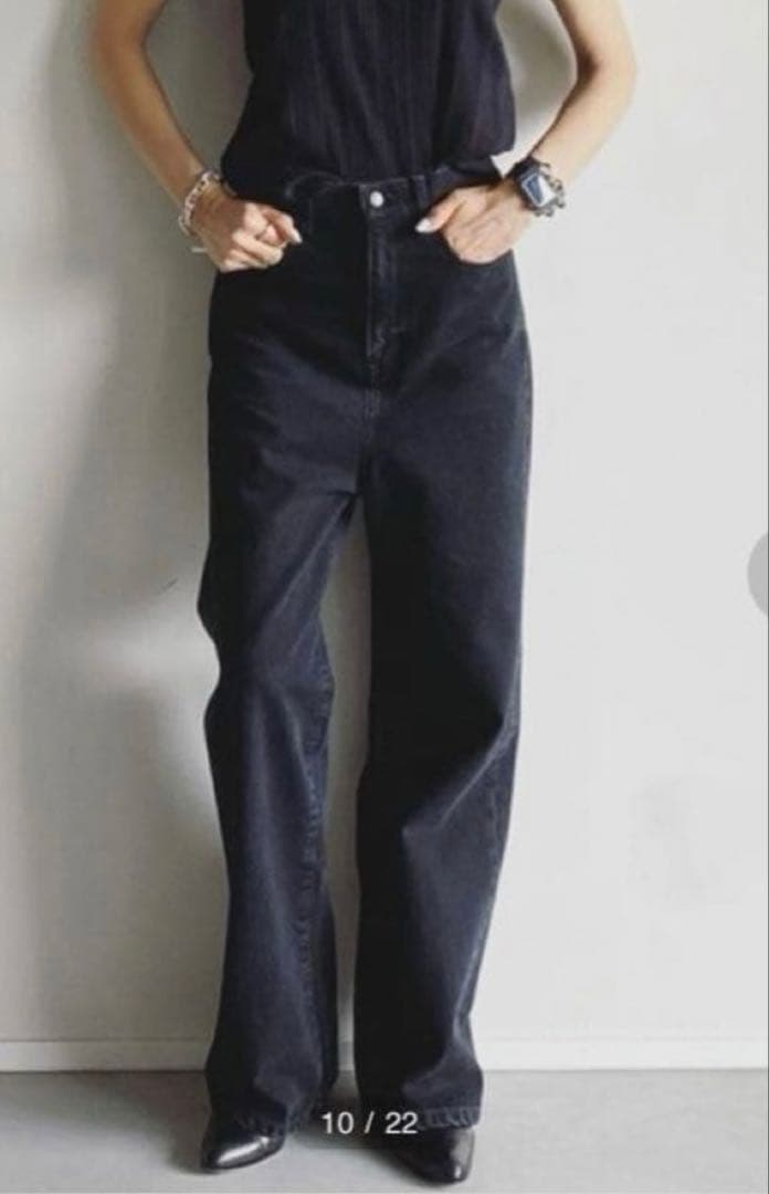 woadblue坪田あさみ Demi-Luxe BEAMS別注ルーズフィット woadblue（ウォードブルー）の「エディター坪田あさみ × woadblue