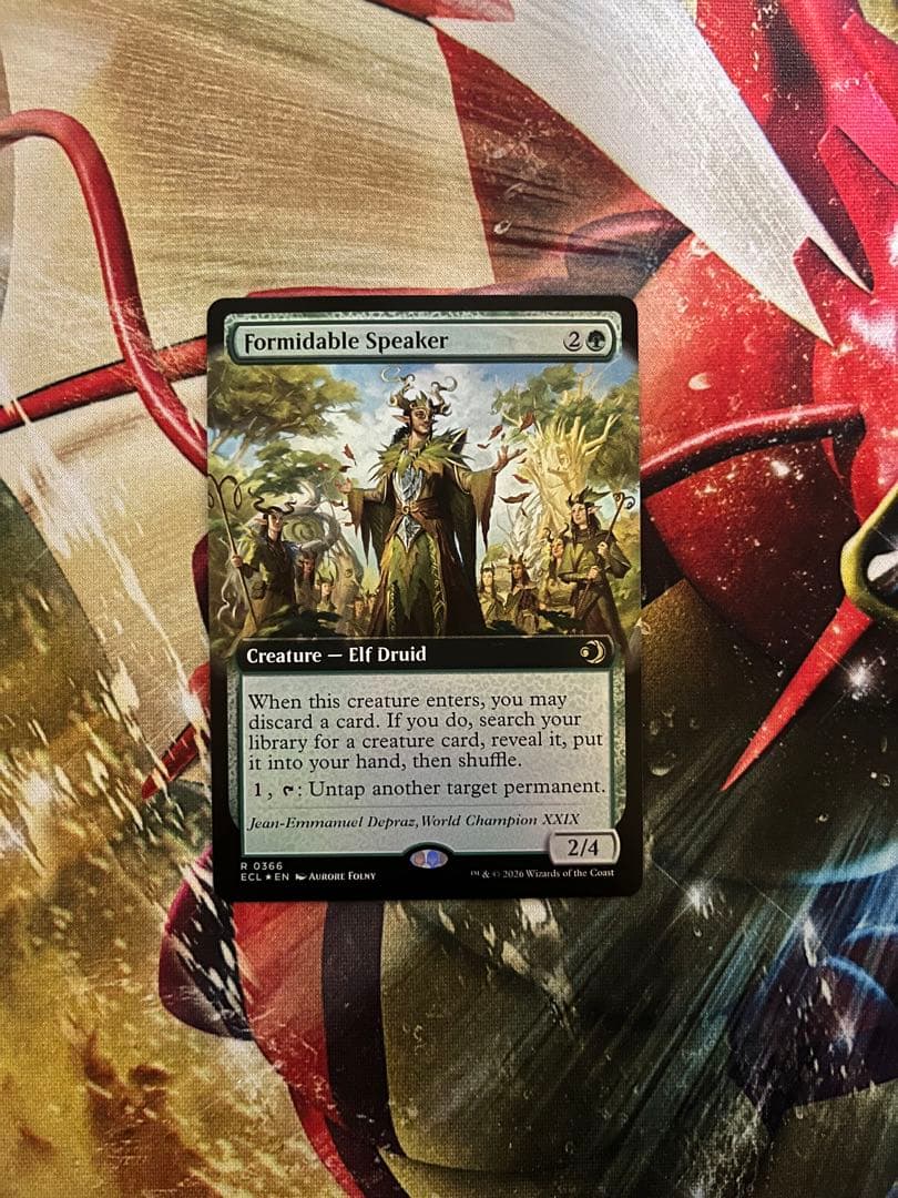 並外れた語り部 英語 1枚 拡張アート foil