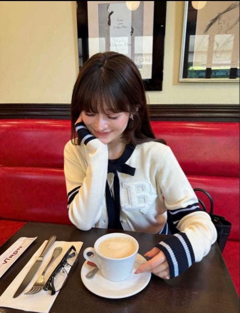 Bibiy B. CLUB TIE CARDIGAN カーディガン