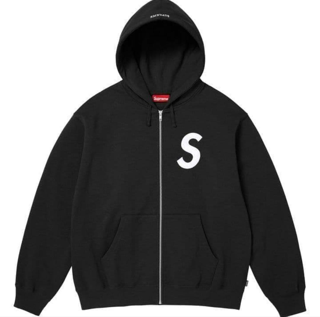 トップス S Logo Zip Up Hooded Sweatshirt