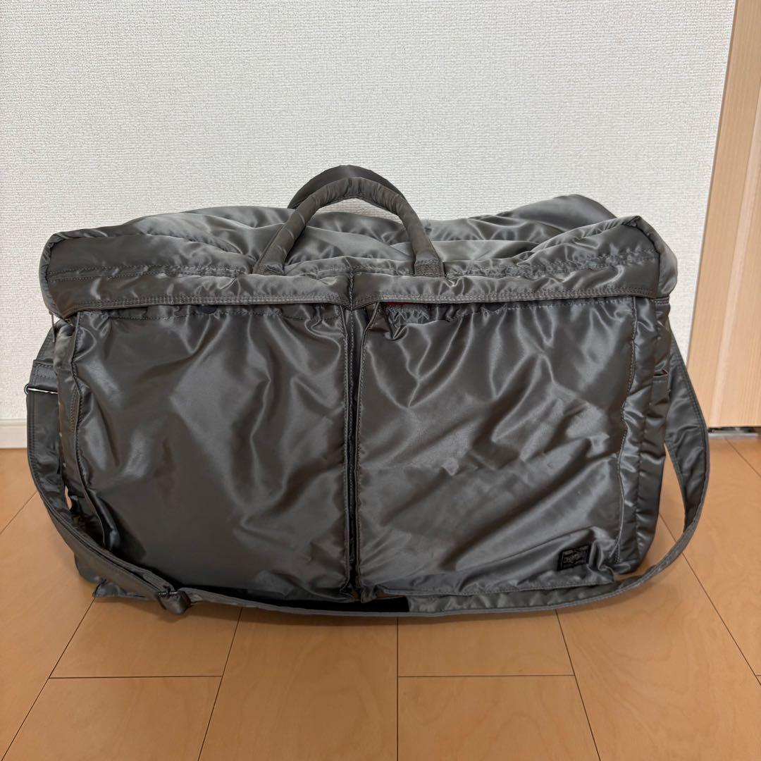 PORTER 吉田カバン　ボストンバッグ　旅行バッグ　タンカー　グレー　特大
