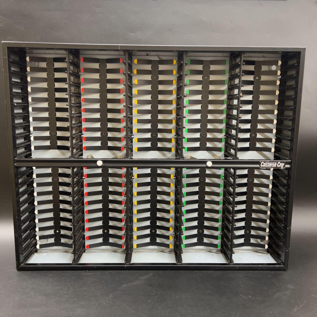 Cassette City カセットテープ収納ラック ケース 100本収納