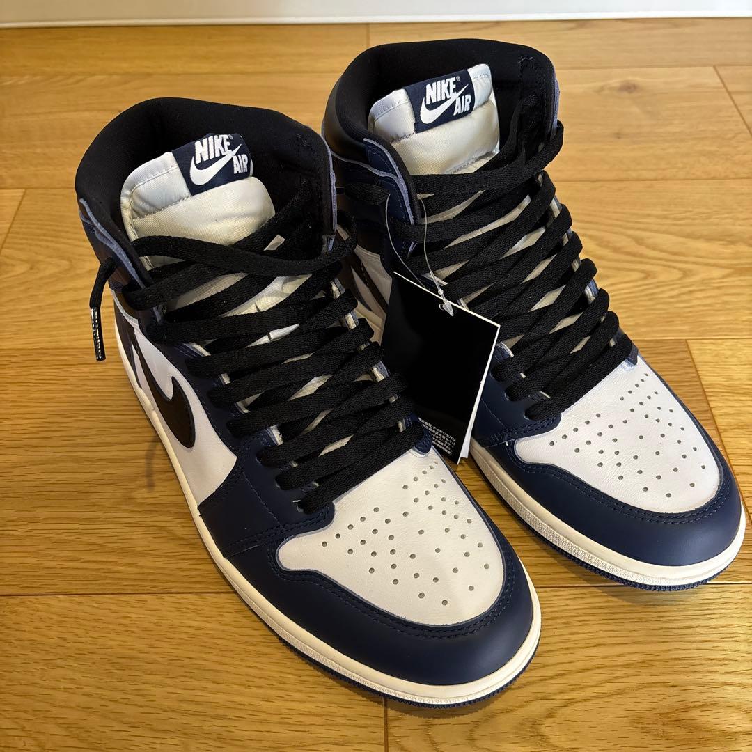 NIKE Air Jordan 1 ネイビー/ホワイト