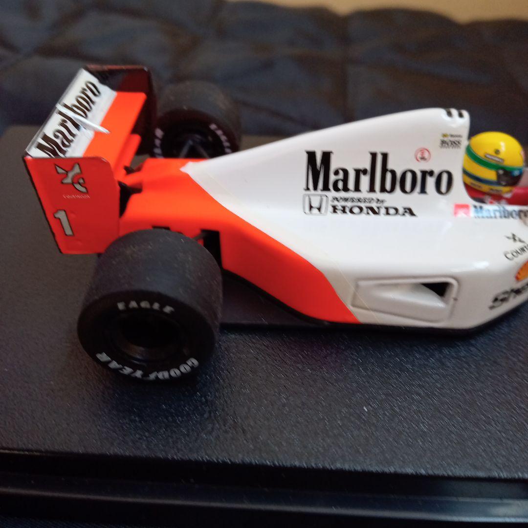 アイルトンセナ/ミニチャンプス1/43マクラーレンホンダMP4/7マルボロ