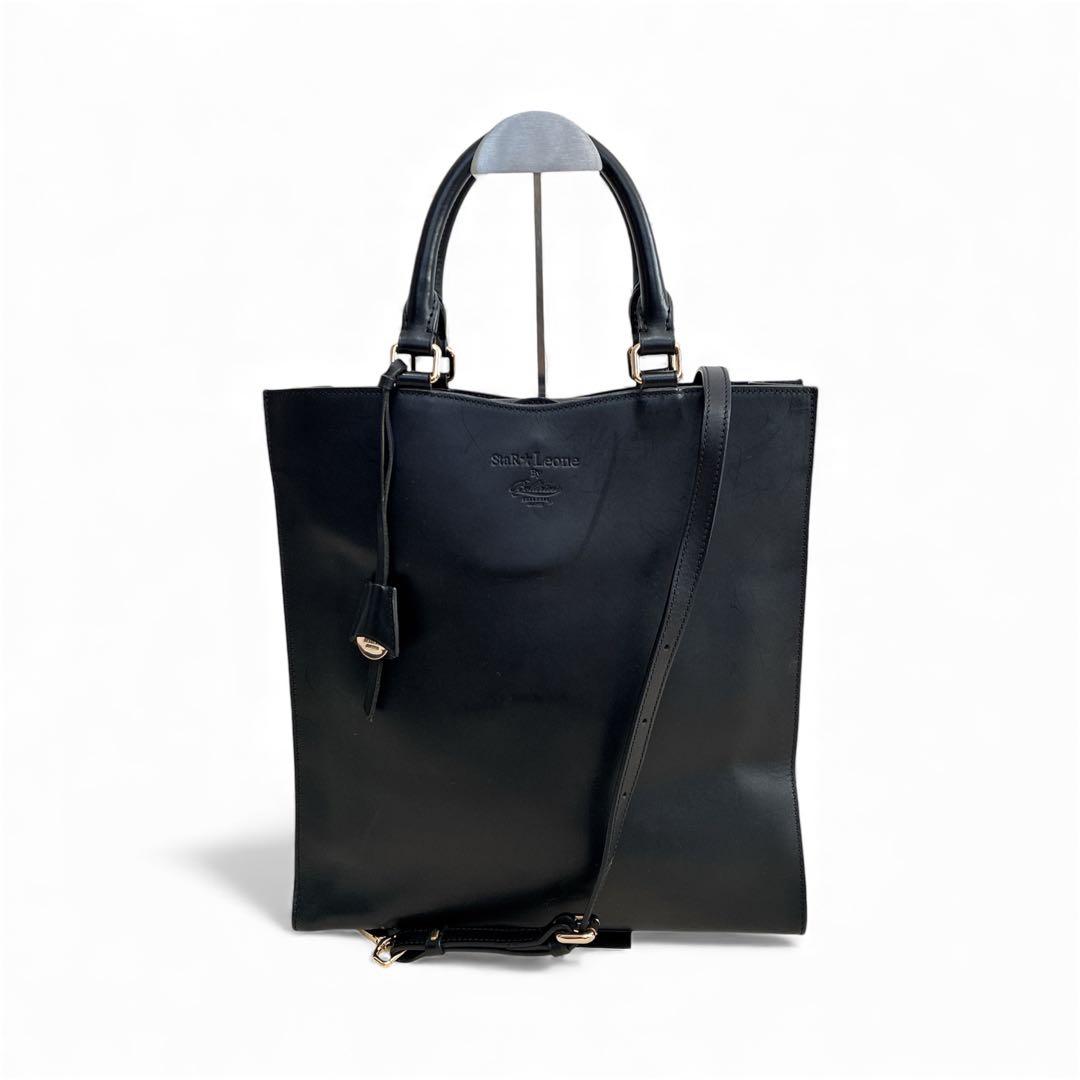 スターレオーネ×ボルドリーニセレリア　レザーショルダー　トートバッグ　2way