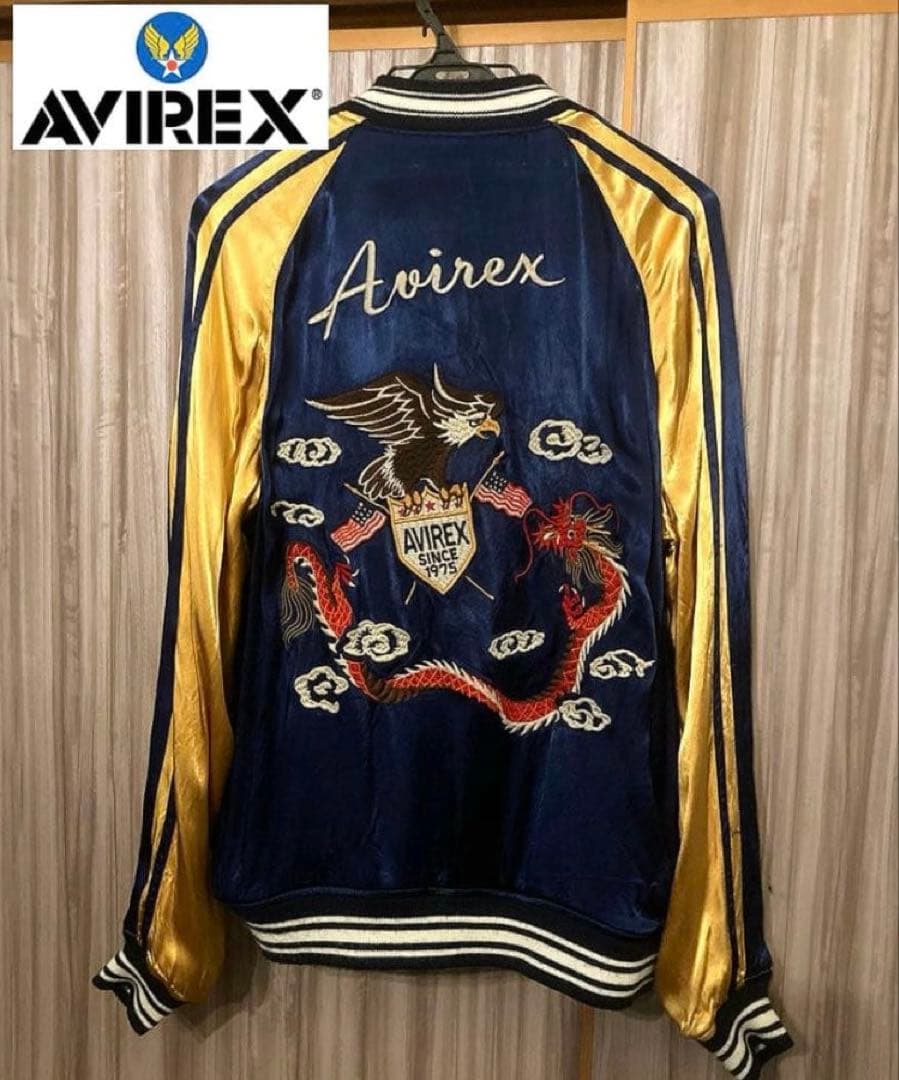 専用　AVIREXリバーシブル スカジャン　鷹　ドラゴン　横須賀スカジャン