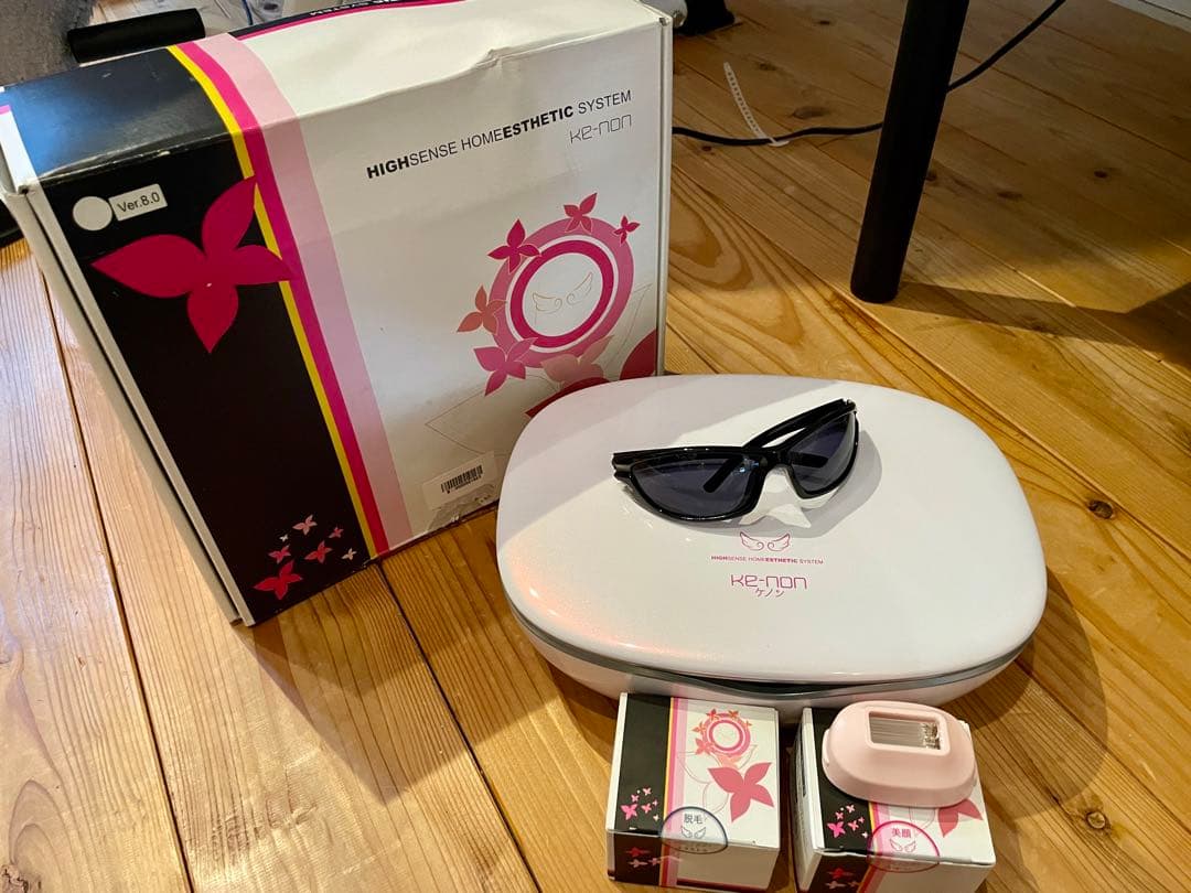 【美品】値下げ可 ver8.0 NIPL2080 ケノン脱毛器 カートリッジ付