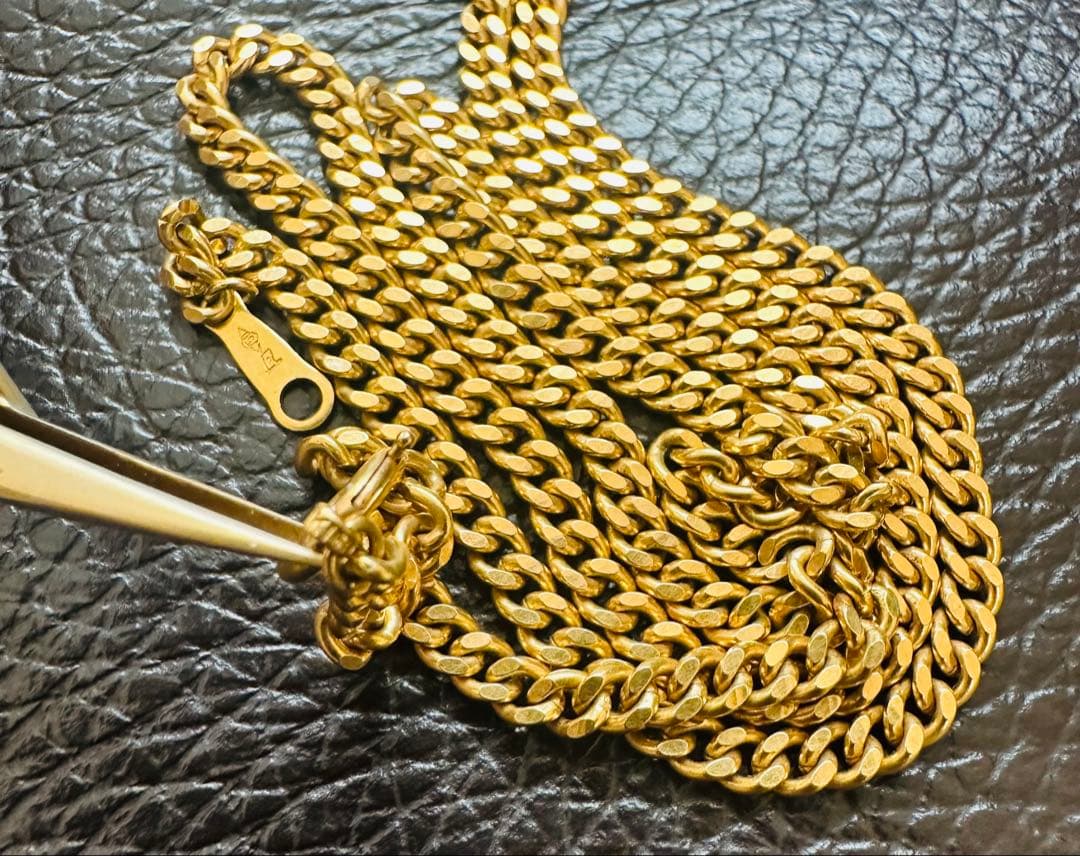 K18 ネックレス／男子、女子/ 18金 喜平 2面ダブル 50㎝ 20.5g