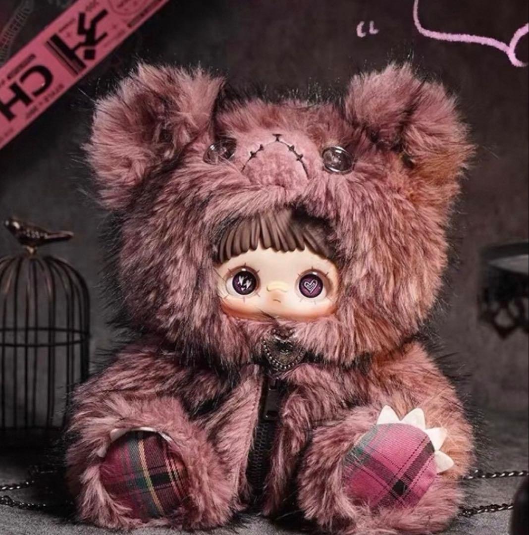 MayMei 反逆ぬいぐるみシリーズ 400％【ピンク　クマ　恋愛】リュック