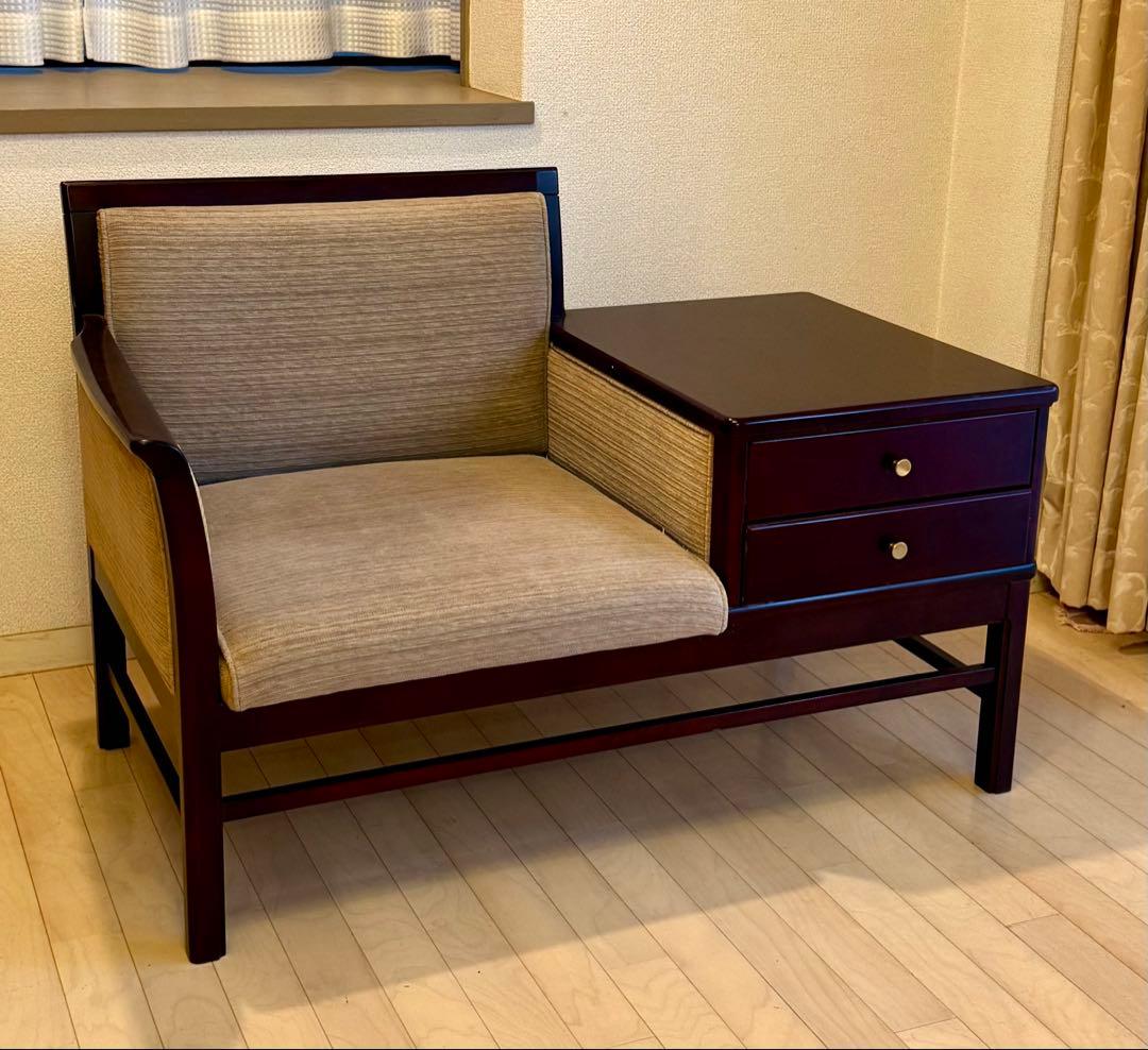 MORISHIGE モリシゲ サイドチェア 国産 マホガニー テレフォンチェア