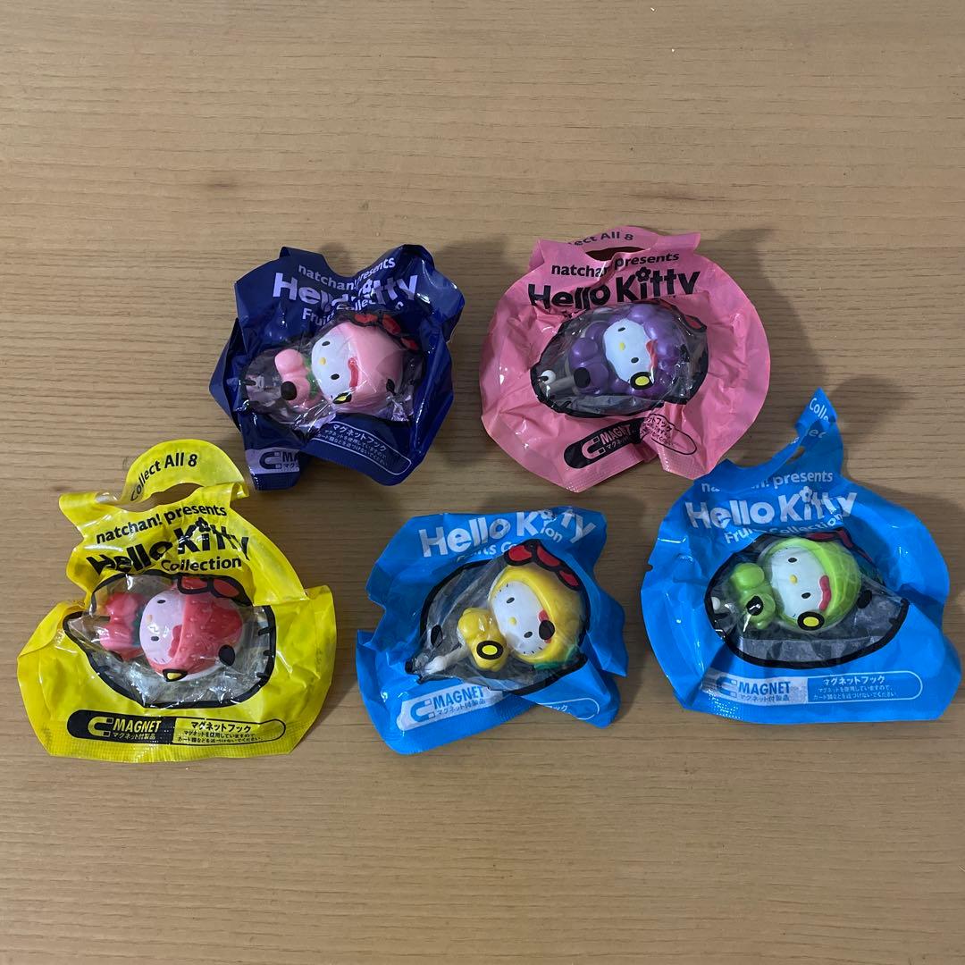 なっちゃん×キティ フルーツコレクション マグネットフック