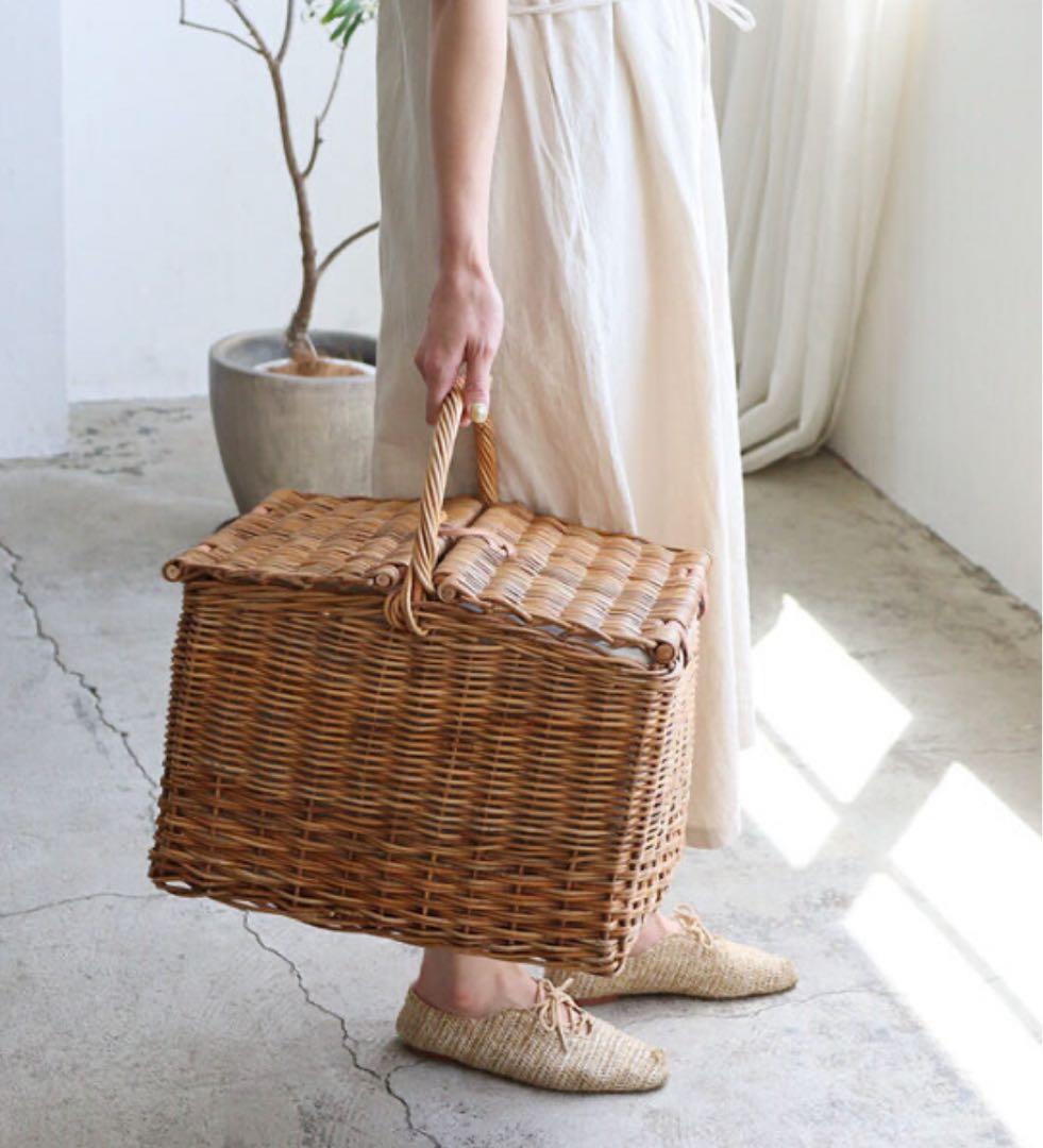 THE AROROG アラログ　 ピクニックかごバッグ バスケット他　2点セット