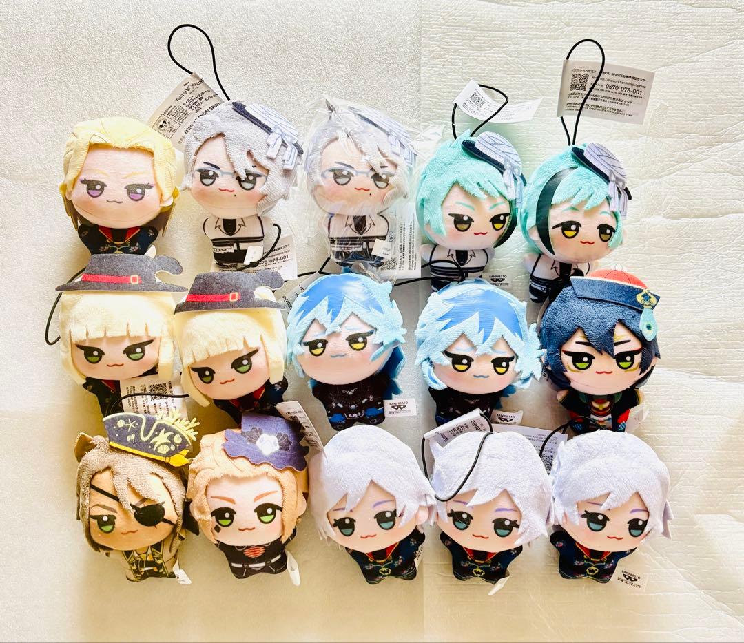 namco限定　ツイステ　スケアリー　チビちびぐるみ　15点セット