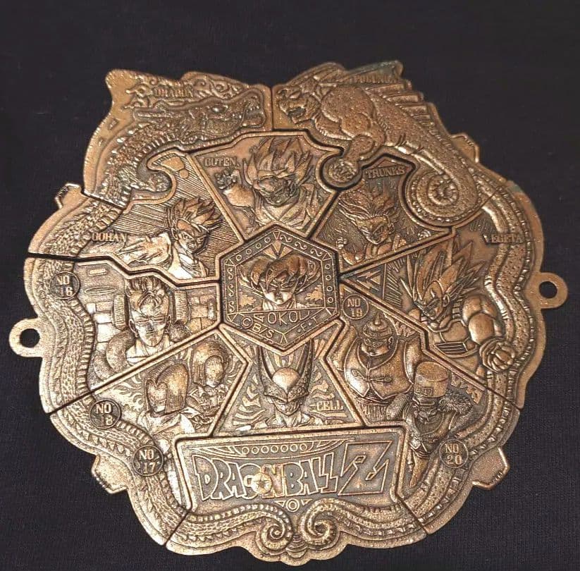 激レア　ドラゴンボール　メタルレリーフ（ブロンズカラー）1996年当時品　鳥山明
