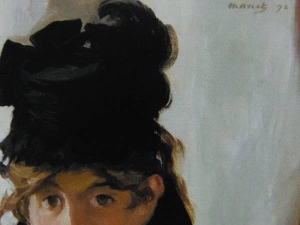 エドゥアール・マネ、【黒い帽子のベルト・モリゾ】、希少な額装用画集