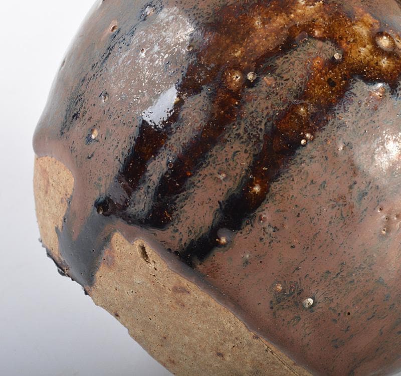 タイ古陶磁 スンコロク 宋胡録 褐色釉 双耳水滴 N R4275 - メルカリ