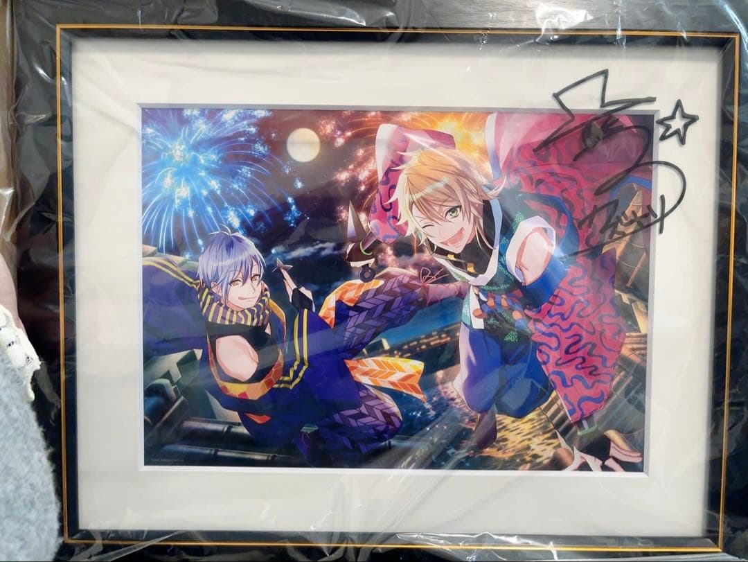 【A3!展】東京会場　複製サイン入りキャラファイングラフ　三好 一成