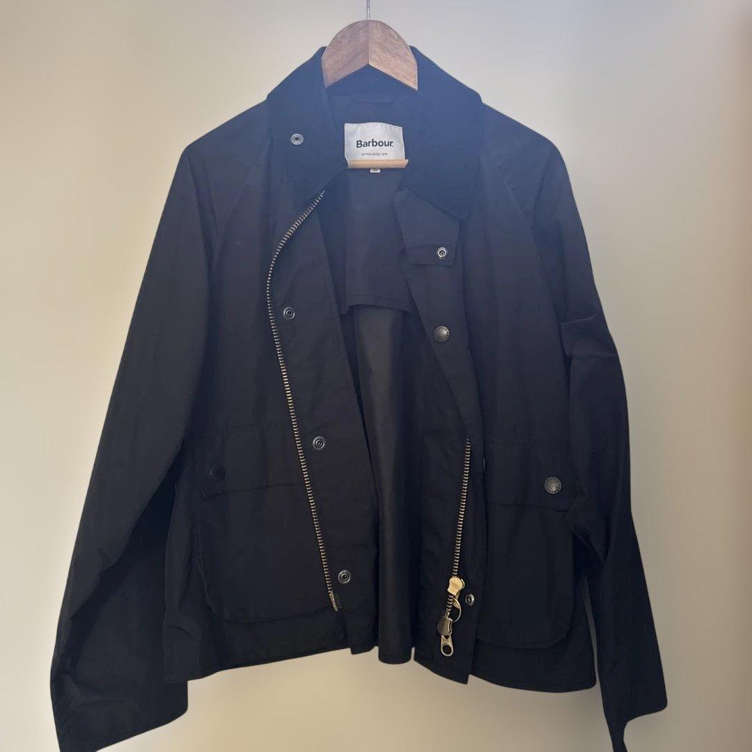 Barbour 黒 ナイロンジャケット