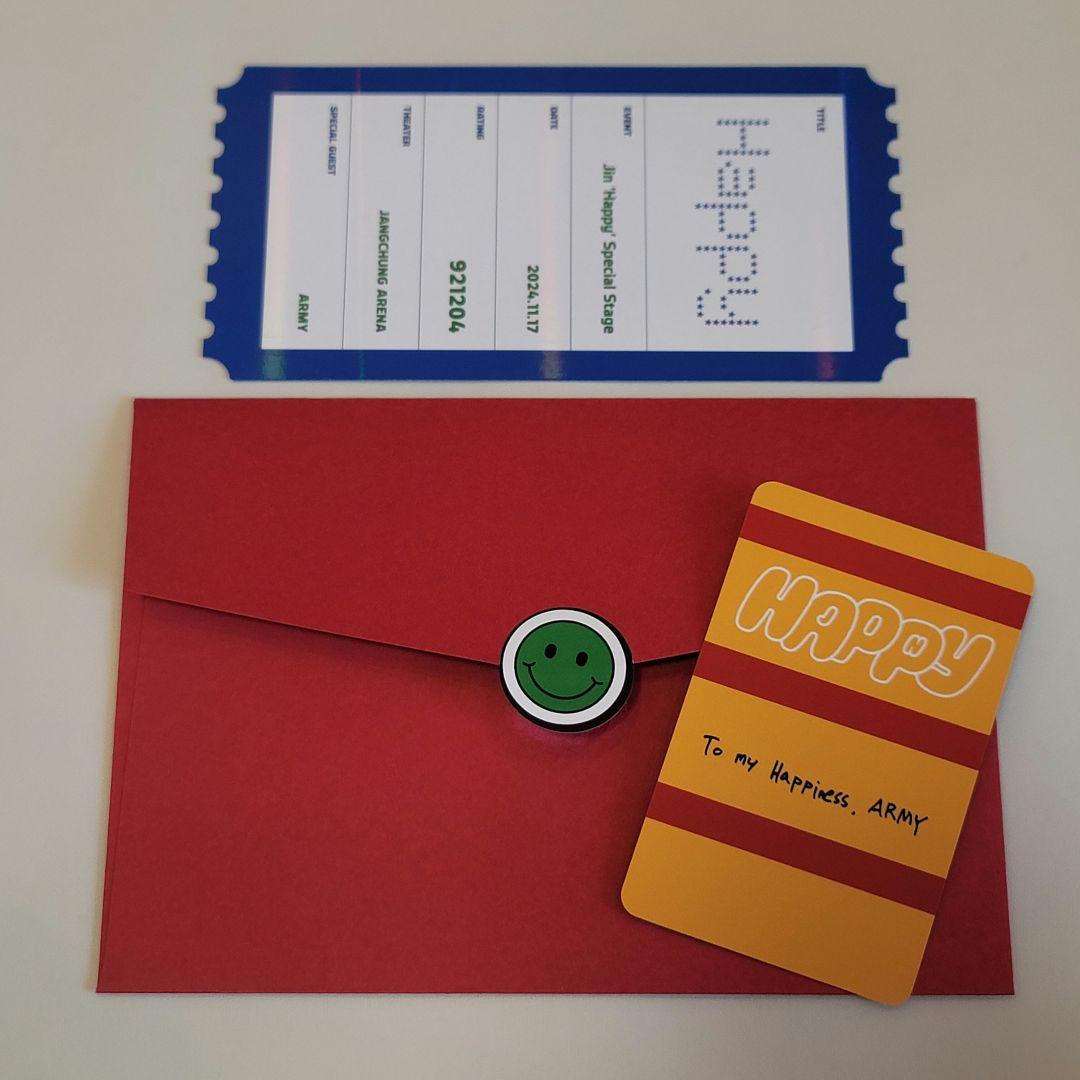 BTS JIN HAPPY ショーケース 限定特典 トレカ&チケット BTS バンタン