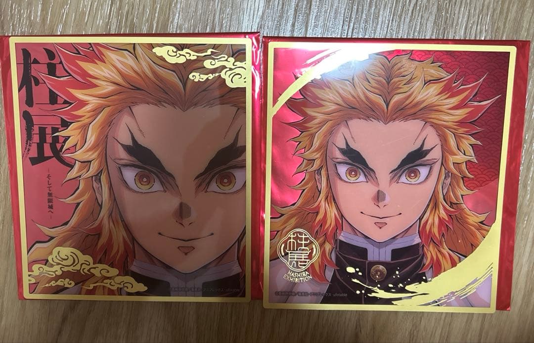 鬼滅の刃　柱展　ランダムミニクリア色紙　煉獄杏寿郎