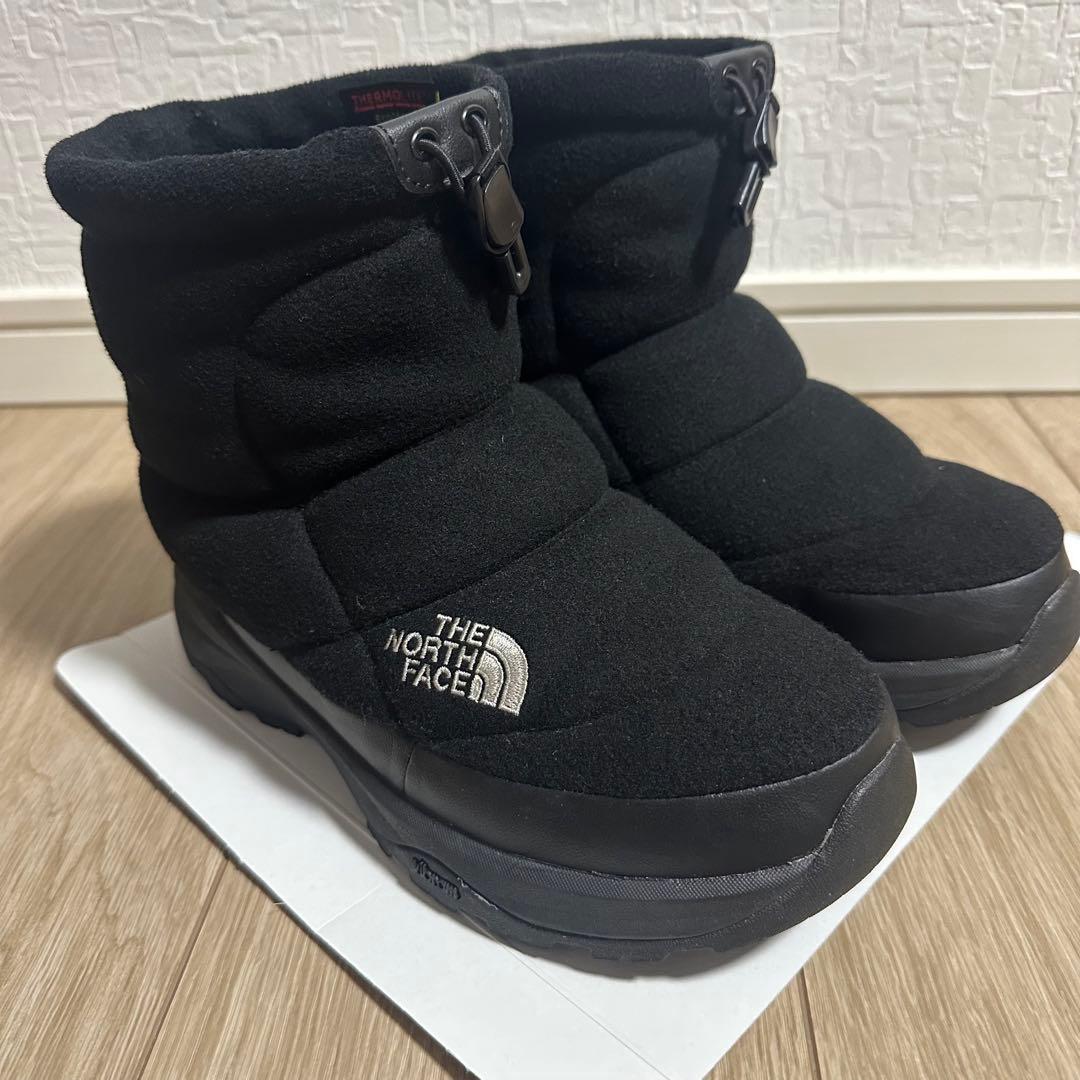 THE NORTH FACE ブラックブーツ 24cm ショート丈