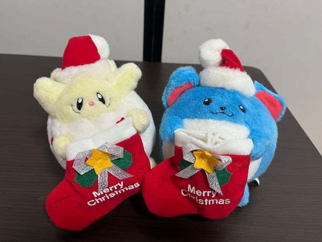 TOMY ポケモン マリル　トゲピー ぬいぐるみ　サンタ　クリスマス　初期