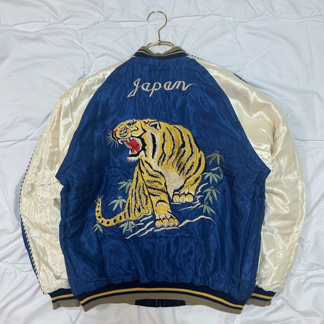 テーラー東洋 スーベニアジャケット リバーシブル　スカジャン 虎 鷹 L TAILOR TOYO テーラー東洋 スカジャン TT15840 メンズ ジャケット