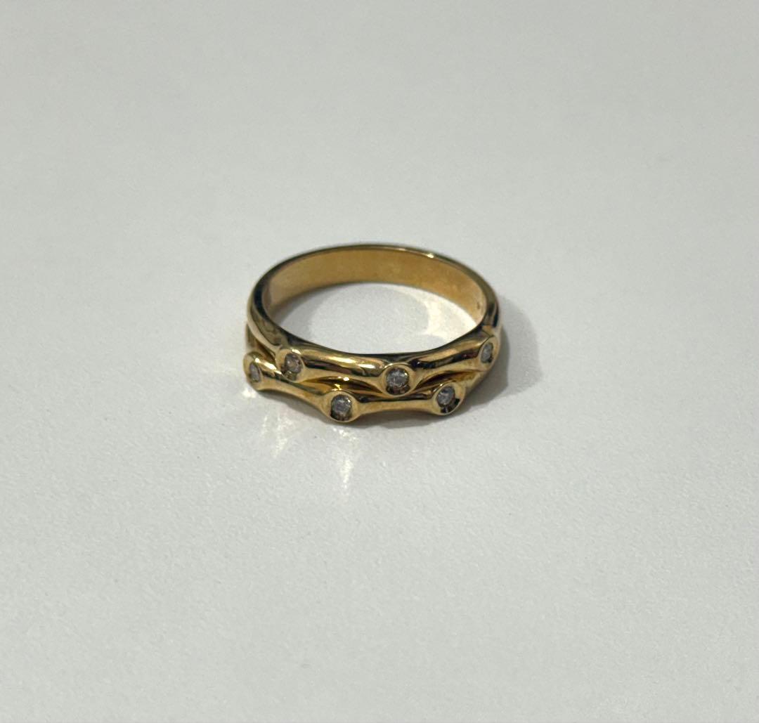 k18メレダイヤ12号リング♪