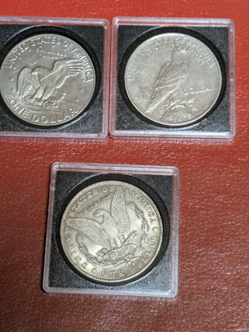 ピースダラー 1ドル 銀貨 おまけ2枚 - メルカリ