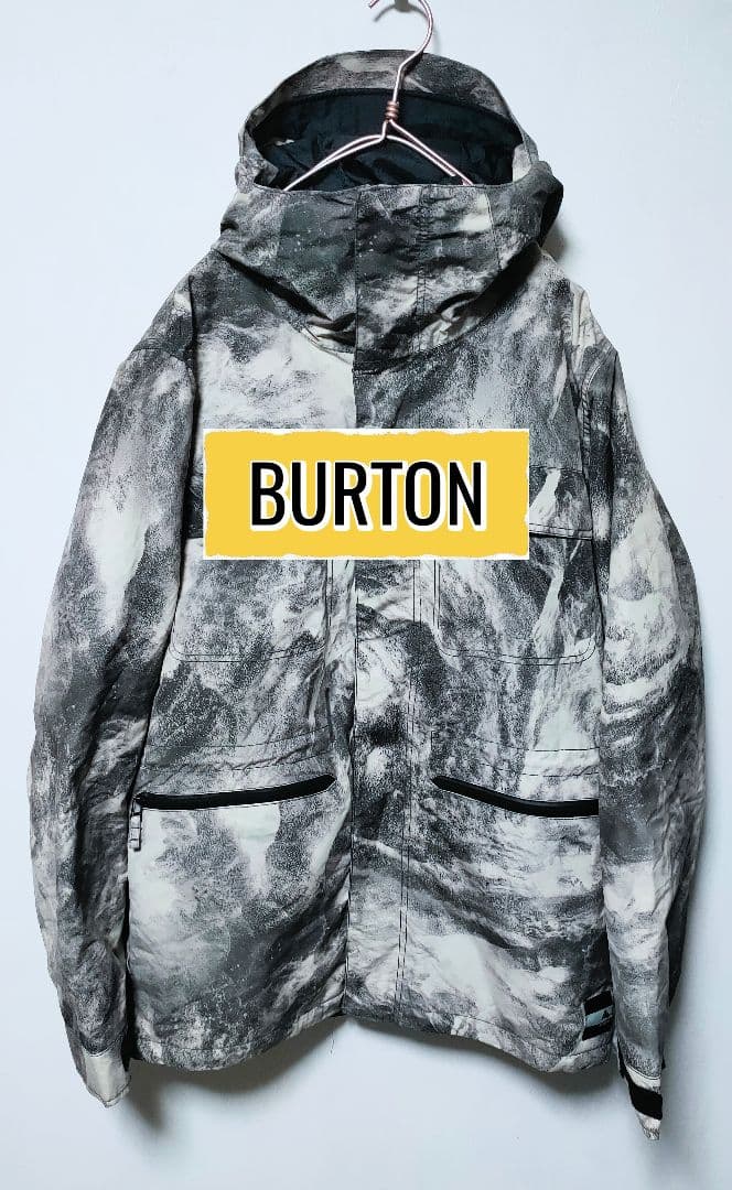 【BURTON バートン】スノーボードウェア ジャケット 総柄 メンズ