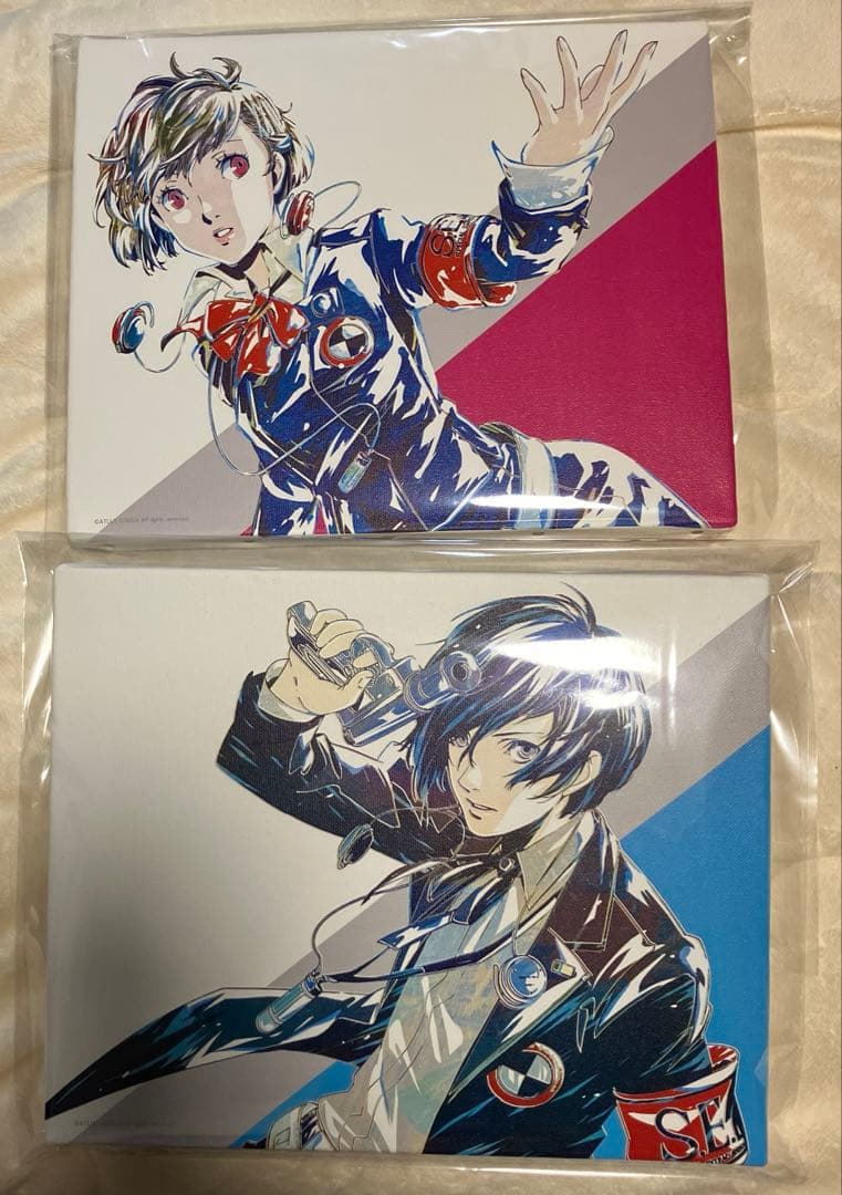 ペルソナ3 ani-artキャンバスアートボード 男主人公＆女主人公