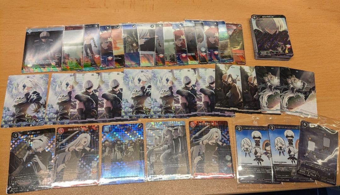 ニーアオートマタ ビルディバイド まとめ売り　計約340枚（3box分） ニーアオートマタ ビルディバイド まとめ売り 計約340枚（3box分