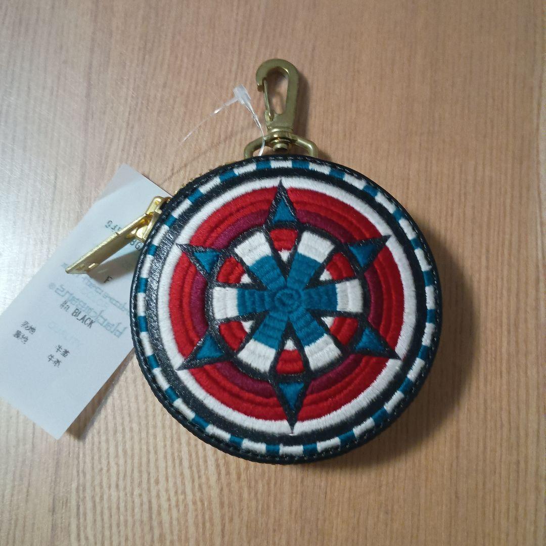 【希少】black means LEATHER COIN CASE