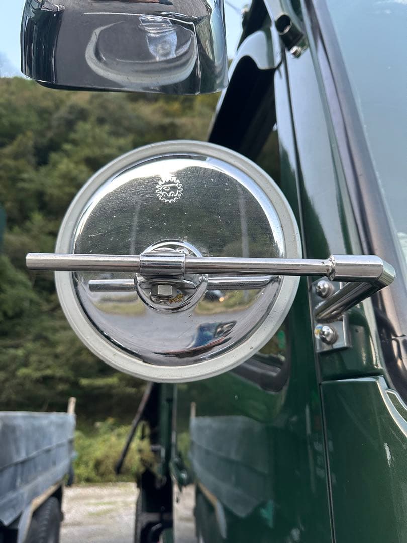 スーパーグレート用ヤマダミラー ヤマダ製 メッキ平面ミラー（スーパーグレート用ステー付属）白