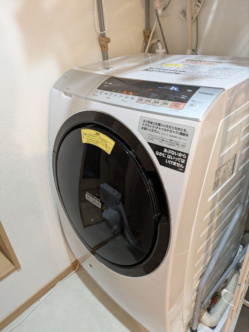 Z　HITACHI ドラム式洗濯機 乾燥機能付き ホワイト